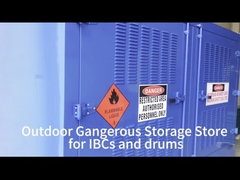 Contenedor de produtos químicos ao ar livre