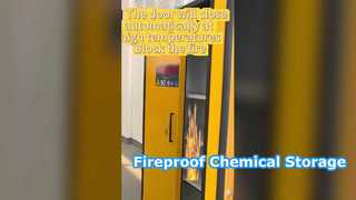 Gabinete de segurança contra incêndio EN 14470-1 tipo 90 da WUXIsuper melhora a conformidade com armazenamento perigoso
