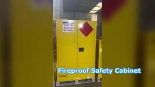 Gabinete de segurança contra incêndio de alta eficiência de 45 galões