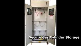 Armário de armazenamento de cilindro de gás 75 mm 1-4 cilindros