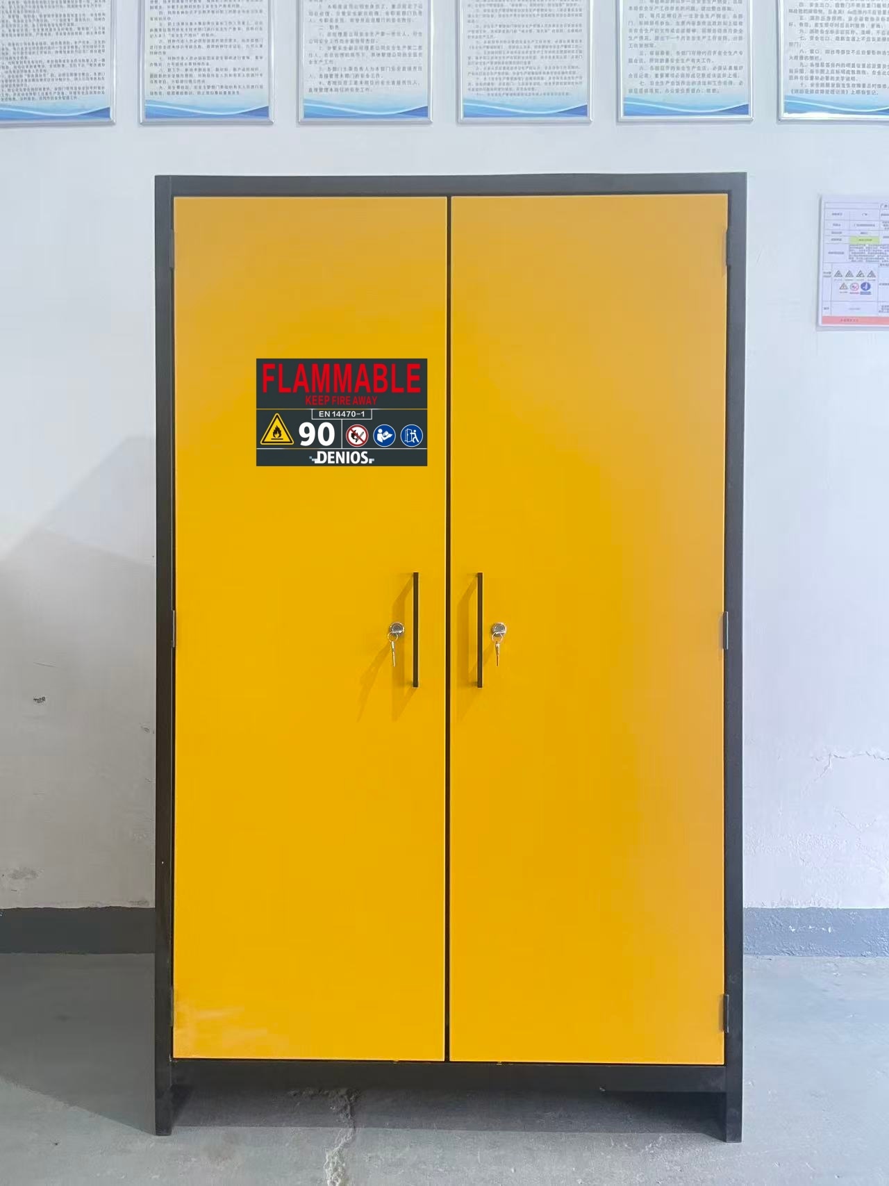 Últimos blogs da empresa sobre EN 14470-1 Type 90 Fire Safety Cabinet by WUXI SUPER Enhances Hazardous Storage Compliance
