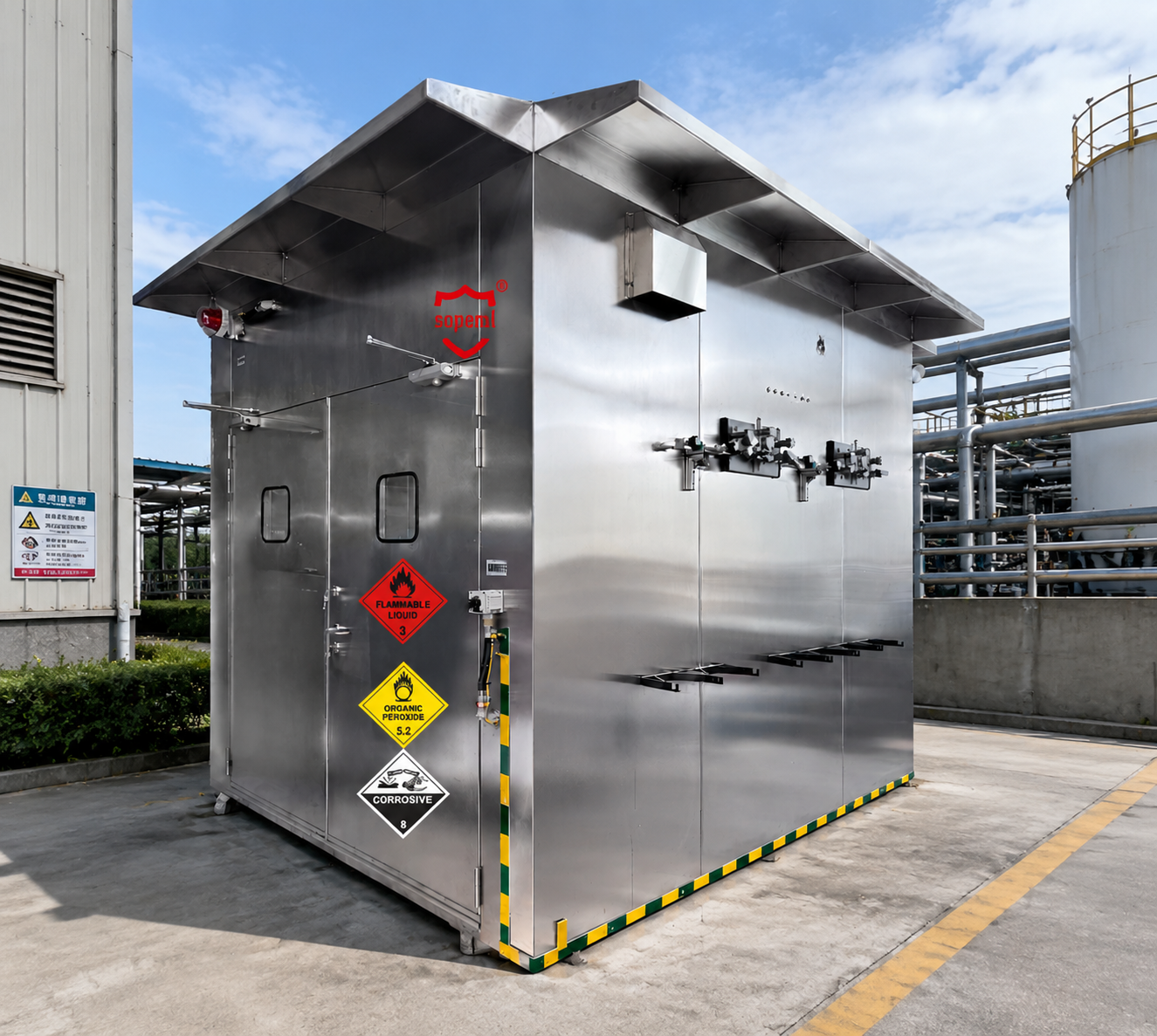 Últimos blogs da empresa sobre Gabinete de armazenamento de produtos químicos de aço inoxidável personalizado: solução de engenharia para segurança industrial e ambientes complexos