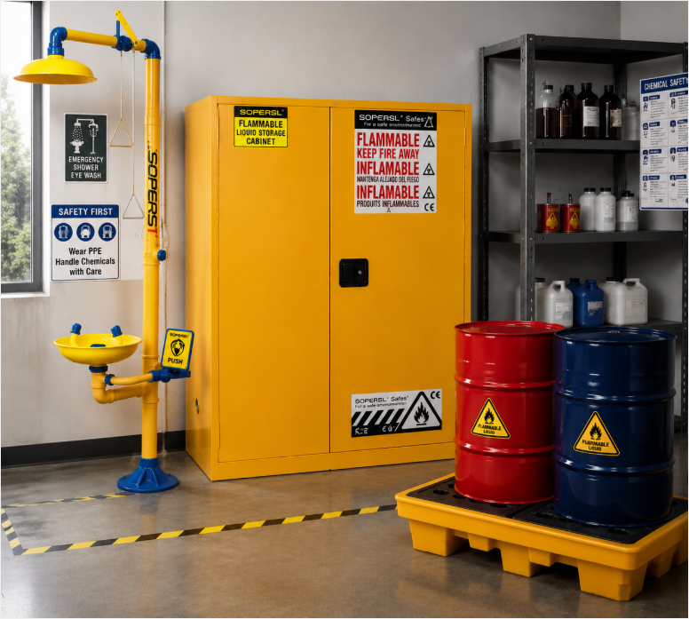 Últimos blogs da empresa sobre De equipamentos individuais a sistemas de segurança completos: SUPER desenvolve soluções integradas de segurança química