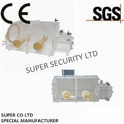 comprar Caixa de luva do laboratório de Acylic/caixa luva do vácuo para testar sob a atmosfera selada Fabricação em linha