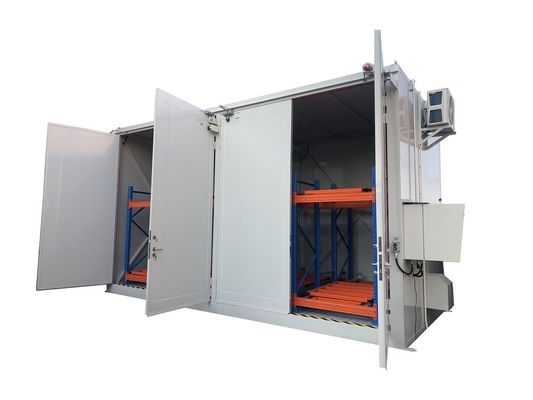 comprar Armazenamento de substâncias perigosas ao ar livre Edifício Container não combustível para tambores e IBCs Substância perigosa Fabricação em linha