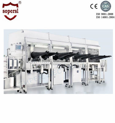 comprar O produto químico personaliza a caixa de luva com sistema da purificação do gás para o uso do laboratório Fabricação em linha