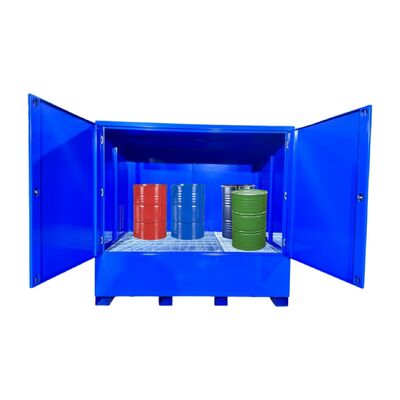 comprar Capacidade do tambor EN-55-Gallon Armário de armazenamento inflamável de aço com sistema de escape para materiais perigosos Fabricação em linha