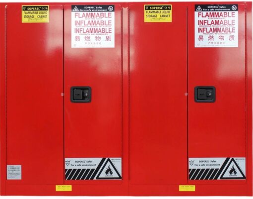 comprar Armário de segurança combustível SUPER 45 galões 170L NFPA 30 Armazenamento inflamável industrial compatível com OSHA Fabricação em linha