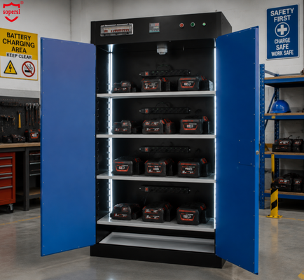 comprar Gabinete de Carregamento de Bateria de Lítio para Gerenciamento Mais Seguro de Baterias Industriais Fabricação em linha